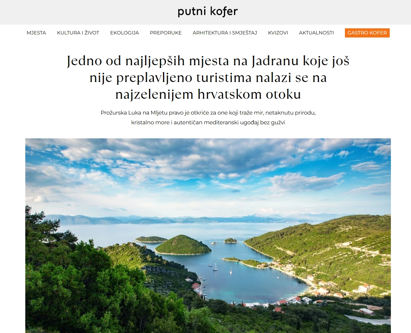 Pročitajte više o članku Jedno od najljepših mjesta na Jadranu koje još nije preplavljeno turistima
